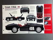 1953 - 1955 Triumph TR2 Roadster Poster, Spec Sheet, Folder, Brochure - RARE picture