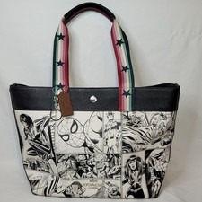 Coach Limited Edition Marvel Comic Jess Tote Bag picture