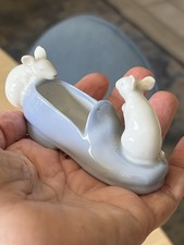 Gotha Pfeffer Porcelain Mice & Shoe Figurine Collectible Germany picture