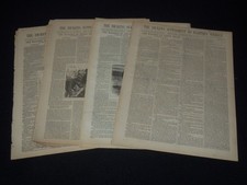 1870 THE DICKENS SUPPLEMENT TO HARPER'S WEEKLY LOT OF 4 ISSUES - NP 5839B picture