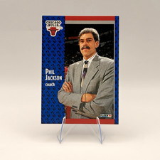 Fleer 1991 Fleer 91 NBA Phil Jackson Chicago Bulls Coach Card #28 picture
