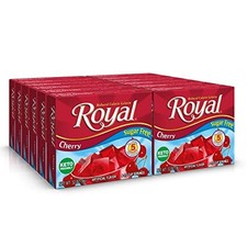 Royal Cherry Gelatin Dessert Mix, Sugar Free and Carb Free (12 - .32oz Boxes) picture