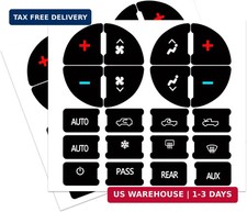 2PCS AC Dash Button Repair Kit, Automotive Decals, Car SUV Van Truck Accessories picture