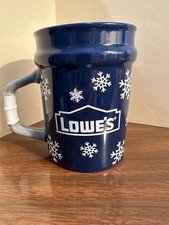 Lowes Limited Edition 2025 Holiday Exclusive Mini Bucket Ceramic Coffee Mug picture