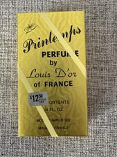 Vtg Louis D'or of France Printemps Perfume Bottle in original box Full Bottle picture