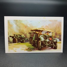 1970 Trucards World War 2 #27 Tractors Vintage WWII Military History Trade Card picture