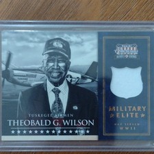 Panini 2012 War Served WWII Military Elite Theobald G. Wilson #10 202/299 picture