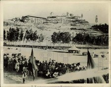 1935 Press Photo Ancient city of Dessye, Ethiopia, recently bombed by war planes picture