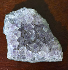 Purple Amethyst Cluster Specimen on Matrix, Approx. 2.79 X 2.46 X 1.06in, 7.3 oz picture