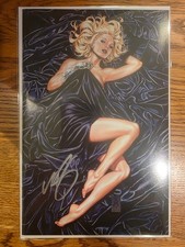Immortal X-Men #4 - SIGNED Mark Brooks SDCC Exclusive - Blue Virgin Variant picture