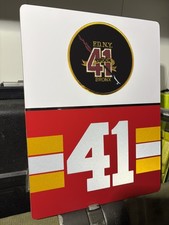 FDNY TRUCK 41 REFLECTIVE Vinyl Sign W/ logo. Bronx picture