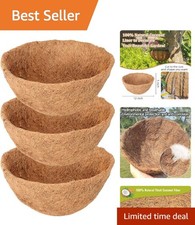 Natural 12 Inch Coco Basket Liners for Flowers and Vegetables picture