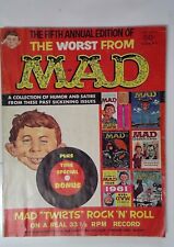 WORST FROM MAD  #5    1962    MAD Magazine Mag    Without the  33 1/3 rpm record picture