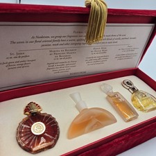 Vtg 1996 Nordstrom Floral Oriental Fragrance set of four bottles New In Box Rare picture