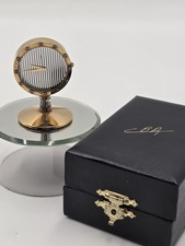 Ultra Rare Vintage Bernard Richards Paris France Luxury Desk Clock Original Box picture
