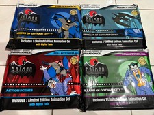 Pop Art Batman Animated Series Animation Cel Lot Of 4 1 Of Each New Sealed picture
