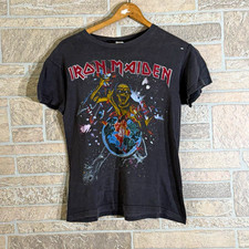 Vintage Iron Maiden World Piece Tour '83 Part 1 Graphic T-Shirt, Black picture