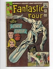 Fantastic Four 50 Marvel Comics 1966 VG- 3.5 Galactus 3rd App Of Silver Surfer picture