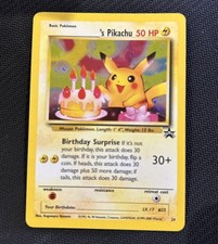 Pokémon TCG Black Star Promo Birthday Pikachu 24 Holo English picture