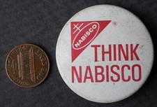 1960-70s Era Think Nabisco pin Ritz Crackers Fig Newtons & Chips Ahoy Cookies -- picture
