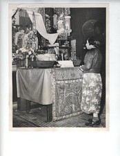 1939 Los Angeles Chinatown Kow Chew Temple Priest Ter Loy Chan Death News Photo picture