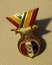 Vintage Moila Shriners Legion Of Honor Medal Lapel Hat Pin picture
