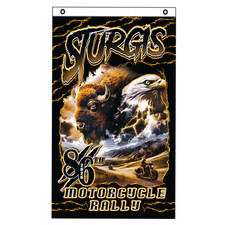 Flag 2026 Sturgis Motorcycle Rally Eagle Buffalo picture
