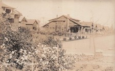 RPPC Medford OR Oregon Craftsman Bungalow Residential Street Photo Postcard 6A picture