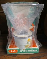 Vintage Melitta One Cup Coffee Maker Kit Model No. 4,  Open Package picture