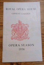 Royal Opera Season 1956 House Covent Garden Program picture