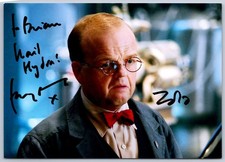 Toby Jones Signed Autograph Photo Arnim Zola Hail Hydra MCU Captain America picture