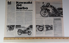 1984 KAWASAKI 750 TURBO ORIGINAL ARTICLE picture