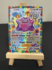 Ditto Doodle Pokemon Card DISPLAY ART CARD picture