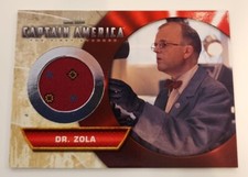 Upper Deck TOBY JONES as ARNIM ZOLA CAPTAIN AMERICA First Avenger Tie Relic MCU picture