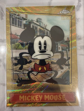 Topps 2026 Chrome Disney Mickey Mouse Serial MSSP-4 Gold Refractor 12/50 picture