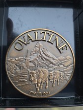ovaltine vintage Paperweight Coin Rare. Since 1904 picture