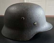 🔥WW2 German Luftwaffe Single Decal M35 Helmet SE66. Untouched 100% original. picture