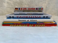 MEMORY LANE  VINTAGE LOT NEW 70s + 80s POST CARDS~ CAPRI, MONTE CARLO, TAORMINA picture