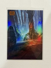 2024 Topps Star Wars Galaxy Gungan Sacred Place Orange Refractor /25 AN-7 picture