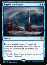 X 1 Engulf the Shore NM-M Duel Decks: Merfolk vs. Goblins 005 MTG Magic picture
