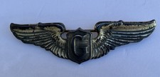 WW2 USA Army Air Force  Sterling Silver Glider Pilot Wings Badge Pin picture