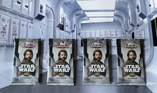 Star Wars 2023 Topps Chrome Hobby Edition Packs ( Lot of 4 Packs ) Star Wars picture