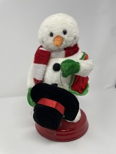 Vtg Gemmy Dancing Snowflake Spinning Snowman Snow Miser Song. HTF- Video picture