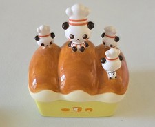 Vintage Y2K 2001 Sanrio Choco Panda Ceramic Trinket Box NEW TOKYO ONLY picture