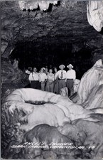 RPPC Angel's Shower Ozark Caverns Camdenton MO Vintage Real Photo Postcard picture
