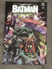 ABSOLUTE BATMAN #22  DAN MORA SIGNED AVENIDA TRADE DRESS LIMITED 1000 & COA picture