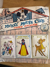 Disney Mickey Mouse Club Card Games Pack 1955 Vintage Walt Disney Mickey Mouse picture