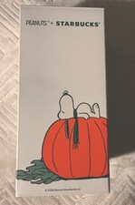 Starbucks- The Great Pumpkin Snoopy Peanuts Tumbler 2026. Limited picture