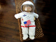 ALAN SHEPARD APOLLO 14 ASTRONAUT SIGNED AUTO CABBAGE PATCH ASTRONAUT DOLL BAS LT picture