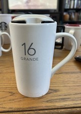 Vintage 2011 Starbucks “16 Grande” Ceramic Coffee Mug picture